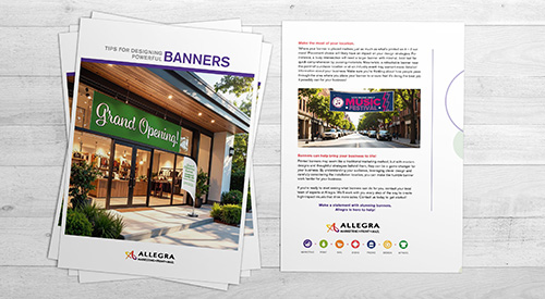 Image of design tips banner guide.